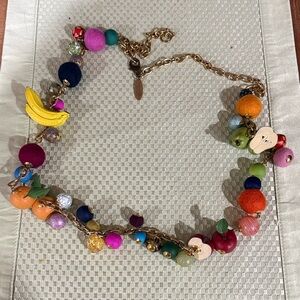 Tutti frutti long necklace